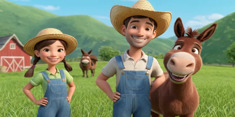 İyilik Masalları Çiftçi ile Eşeğin Unutulmaz Hikayesi