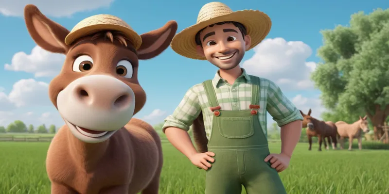 İyilik Masalları Çiftçi ile Eşeğin Unutulmaz Hikayesi