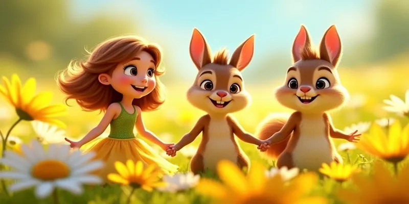 Gökkuşağı Ormanı'nın Sihirli Masalı Dostluk ve Umut