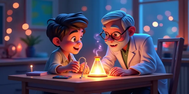 Minik ve Robot Arkadaşı Zıplaya ile Bilim Dolu Büyülü Masal