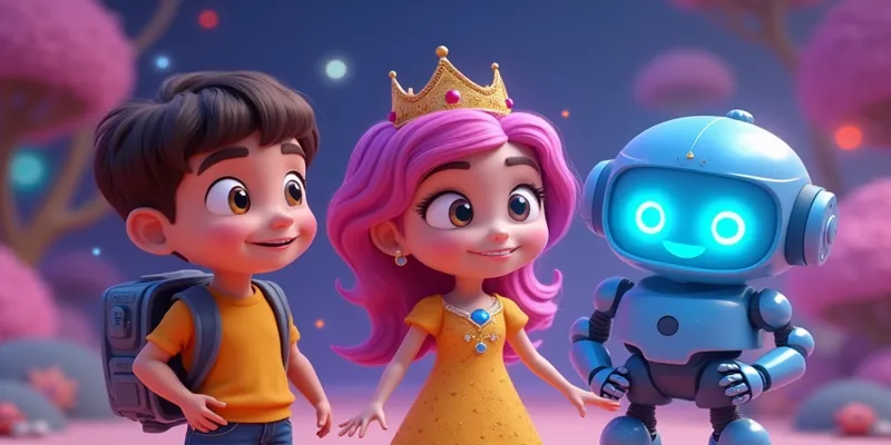 Minik ve Robot Arkadaşı Zıplaya ile Bilim Dolu Büyülü Masal