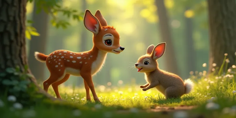 Ormanın Sihirli Macerası Cesaret ve Dostluğun Hikayesi