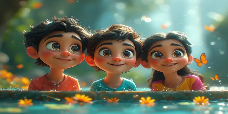 Parkın Kalbi ve İyilik Damlası Defne’nin Neşeli Masalı