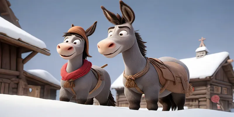 Zeki Eşek ve Köyün Yardımsever Kahramanı - Eğitici Masal Oku