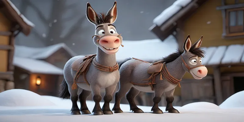 Zeki Eşek ve Köyün Yardımsever Kahramanı - Eğitici Masal Oku