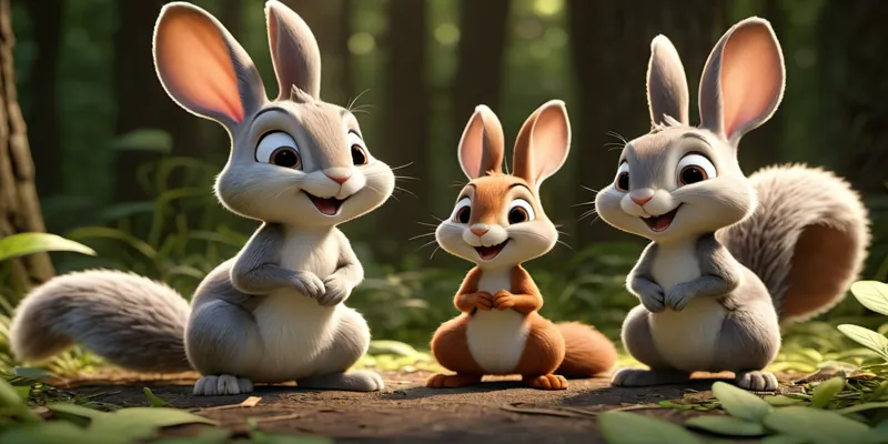 Sihirli Orman Hikayesi Tavşancık Zıpzıp’ın Macerası