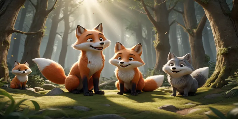 Tilki ve Kurtun Dostluğu – Eğitici ve Öğretici Çocuk Masalı