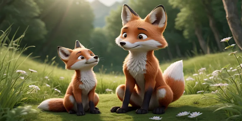 Tilki ve Kurtun Dostluğu – Eğitici ve Öğretici Çocuk Masalı