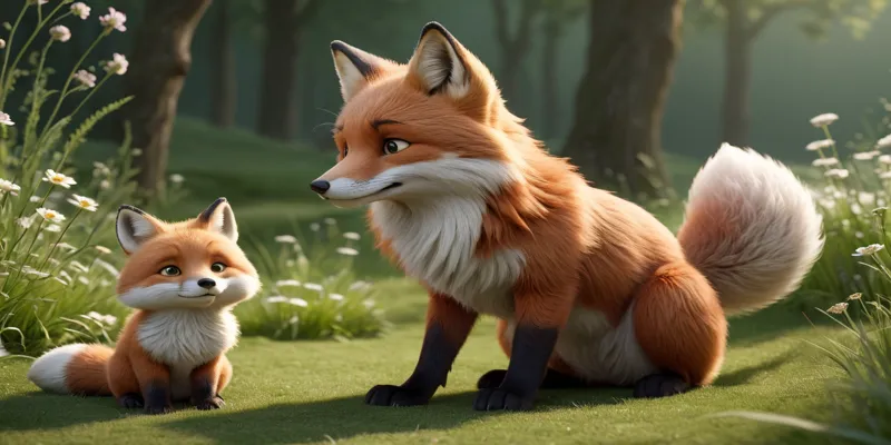 Tilki ve Kurtun Dostluğu – Eğitici ve Öğretici Çocuk Masalı