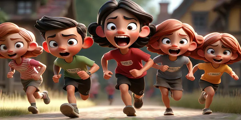 Mert ve Köydeki Neşeli Spor Şenliği Sporun Gücü - Masal